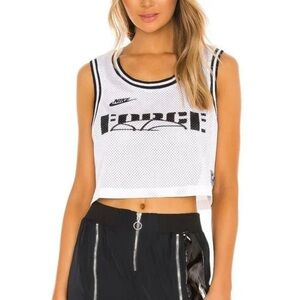 New Nike Crop Sisterhood Jersey in Black and White Size XS Revolve